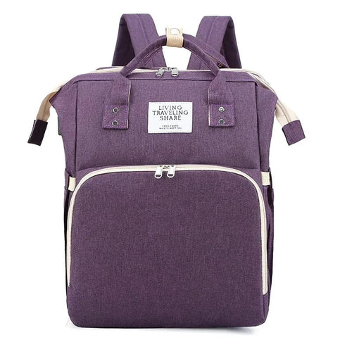 Large-capacity MANDOTOS Mommy Bag with multiple compartments and adjustable straps, designed for convenient parent essentials.