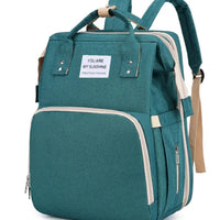 Large-capacity MANDOTOS mommy bag with multiple compartments, spacious interior, and sturdy handles for moms on the go.