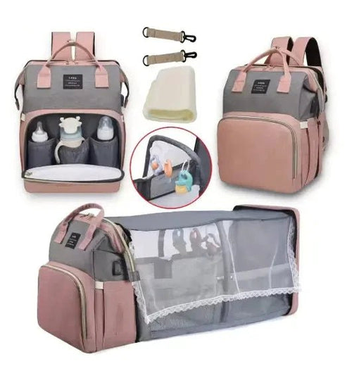 Large capacity Mommy Bag by MANDOTOS with multiple compartments, featuring durable material and stylish design for moms on the go.