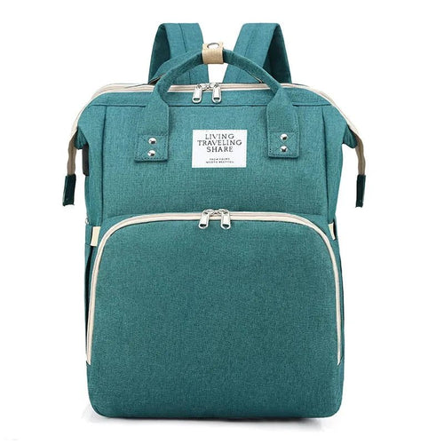 Large-capacity MANDOTOS mommy bag with multiple compartments and adjustable straps for moms on the go.