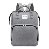 Large capacity MANDOTOS mommy bag with multiple compartments and adjustable straps, designed for convenient parent travel and organization.