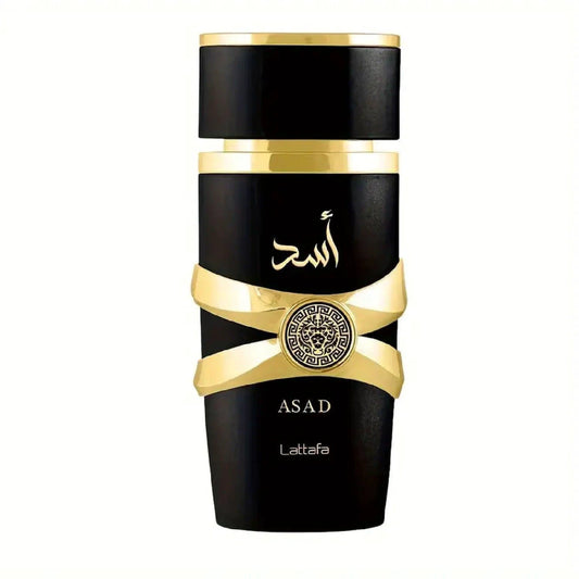 Mandotos LATTAFA Black Yara Eau de Toilette spray featuring a sleek black bottle, long-lasting Arabian fragrance for confident elegance.