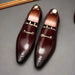 Mandotos men's leather loafers featuring sleek design, smooth finish, and comfortable slip-on style for casual or formal wear.
