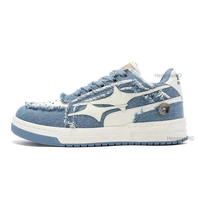 Mandotos leather casual sneakers with white soles and stylish design, perfect for everyday wear and casual outfits.