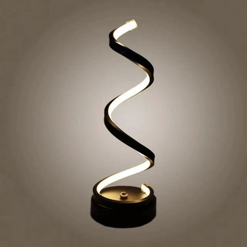 Mandotos LED Elegance Spiral Desk Light with adjustable brightness and modern design, ideal for workspace illumination.