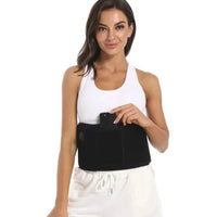 Mandotos LED Infrared Belt Therapy Device showing a black belt with LED lights for pain relief and muscle recovery.