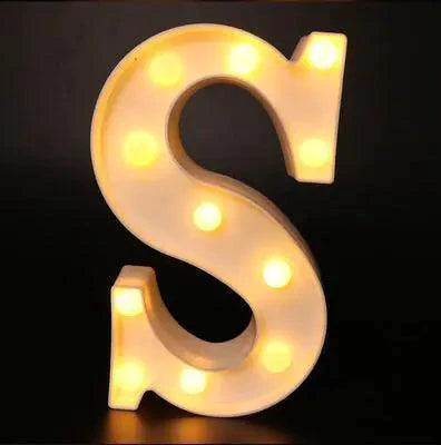 Mandotos luminous letter lights spelling out words, energy-efficient LED bulbs, decorative glowing alphabet for room decor