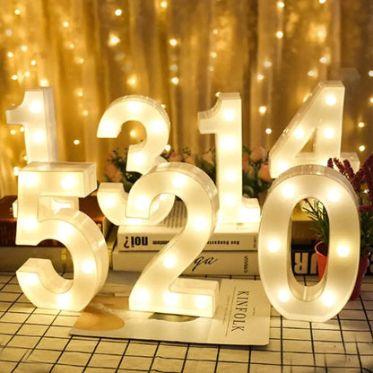 Mandotos luminous letter lights spelling out "LOVE" illuminated on a wall, perfect for home decor and ambient lighting.