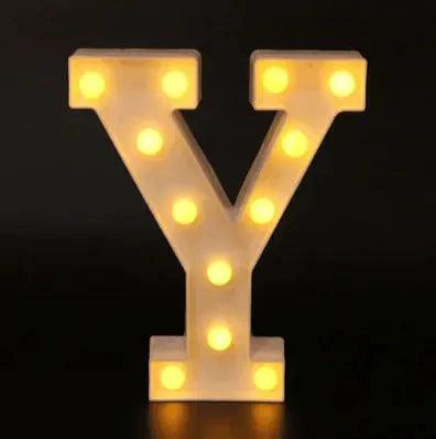 Mandotos luminous letter lights spelling out words, decorative LED alphabet lights for room decor and ambient lighting.