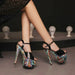 Mandotos lustrous leather stilettos with pointed toes and sleek heel, stylish footwear for formal or evening wear.