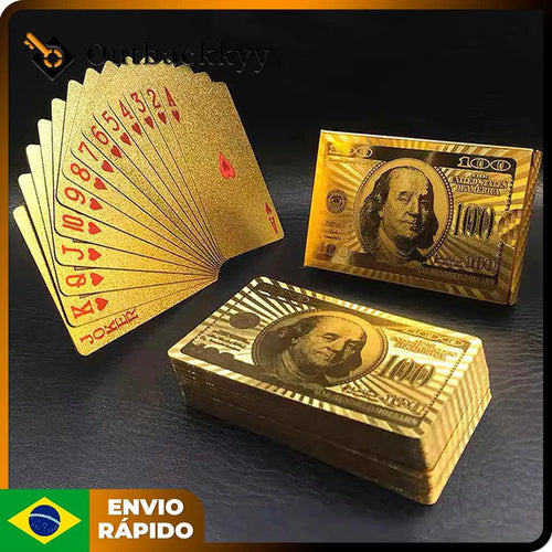 Mandotos Luxe Golden Silver Poker Cards featuring intricate gold and silver designs on high-quality playing card stock.