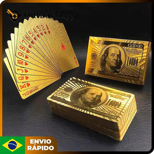 Mandotos Luxe Golden Silver Poker Cards featuring intricate gold and silver designs on high-quality playing card stock.