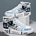 Mandotos Luxe Leather Sneakers featuring sleek design, white leather upper, and comfortable rubber sole.