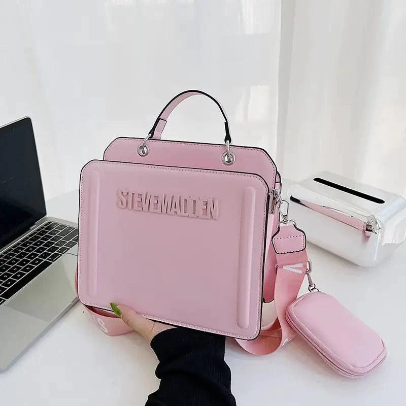 Mandotos Luxe women's shoulder purse with elegant design, featuring a sleek strap and stylish craftsmanship.