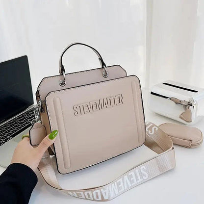 Mandotos Luxe women's shoulder purse featuring a sleek design, top handle, and elegant finish for stylish daily use.