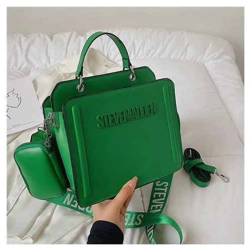 Mandotos Luxe women's shoulder purse in elegant design with top handle and spacious interior, perfect for stylish everyday use.