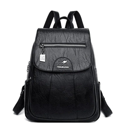 Mandotos luxury embossed leather backpack with sleek design and sturdy straps, perfect for stylish everyday use.