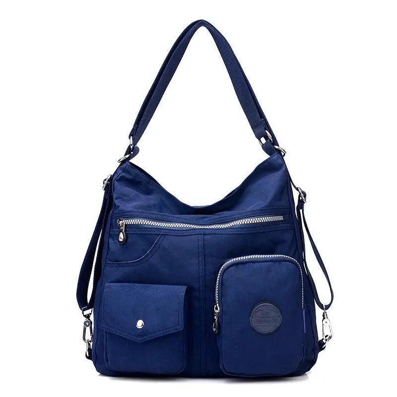 Luxury MANDOTOS waterproof Bylon cloth crossbody handbag for women, large capacity shoulder bag with tote style.