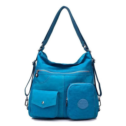 Mandotos luxury waterproof Bylon cloth crossbody handbag for women, large capacity shoulder tote with stylish design.