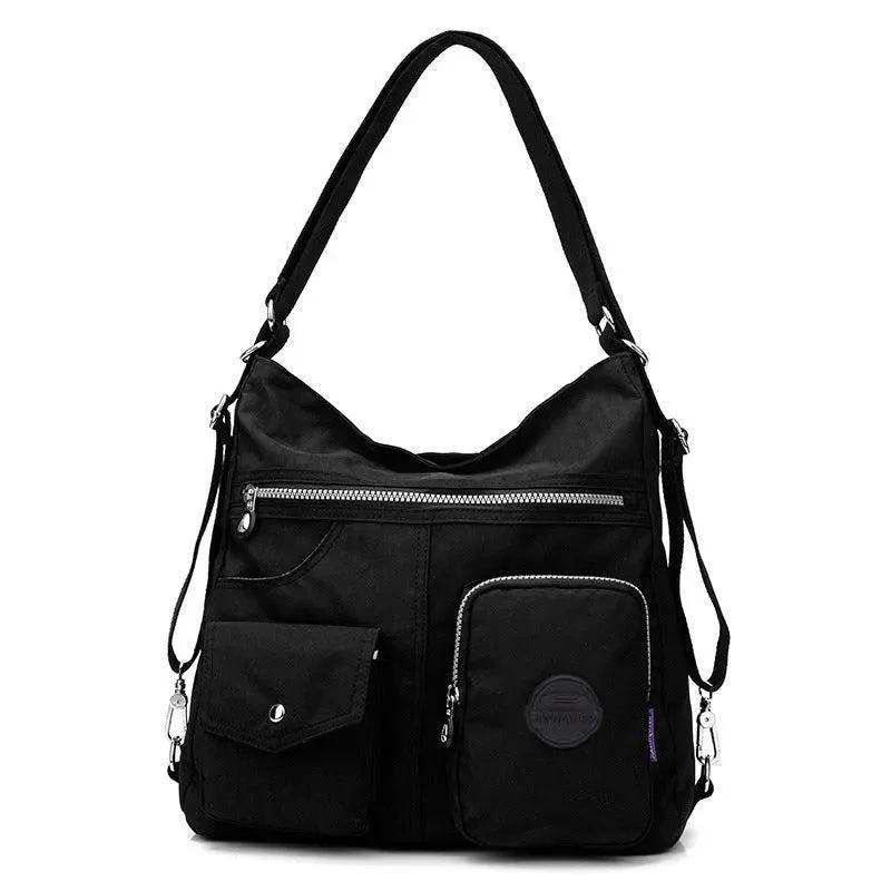 Mandotos luxury waterproof Bylon cloth crossbody handbag for women, large capacity shoulder tote with stylish design.