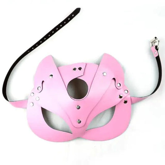 Mandotos luxury leather sleep mask featuring smooth black leather and soft interior for comfortable, restful sleep.