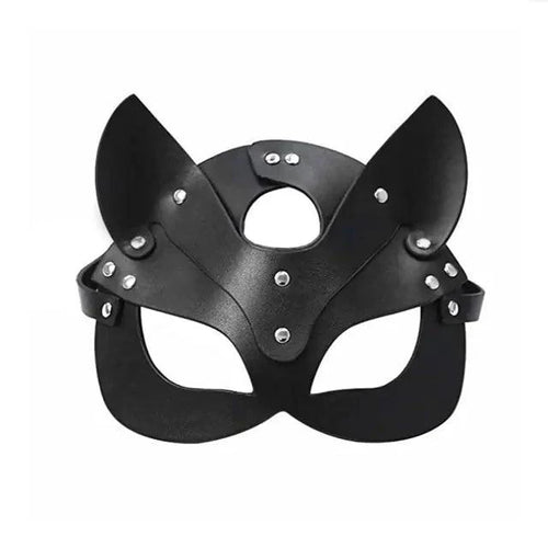 Luxury leather sleep mask by MANDOTOS featuring soft, dark brown leather and adjustable strap for comfortable sleep.