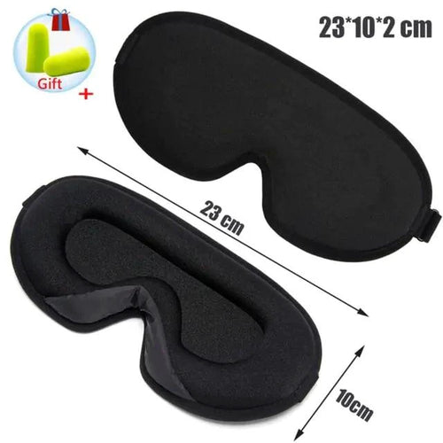 Luxury silk sleep mask with memory foam from MANDOTOS, soft and comfortable for restful, eye comfort during sleep.