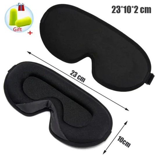 Luxury silk sleep mask with memory foam from MANDOTOS, soft and comfortable for restful, eye comfort during sleep.