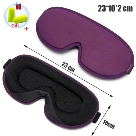 Mandotos luxury silk sleep mask with memory foam for comfortable, light-blocking eye coverage and soothing sleep.