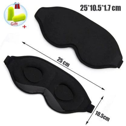 Mandotos luxury silk sleep mask with memory foam for comfortable, restful sleep and complete eye coverage.