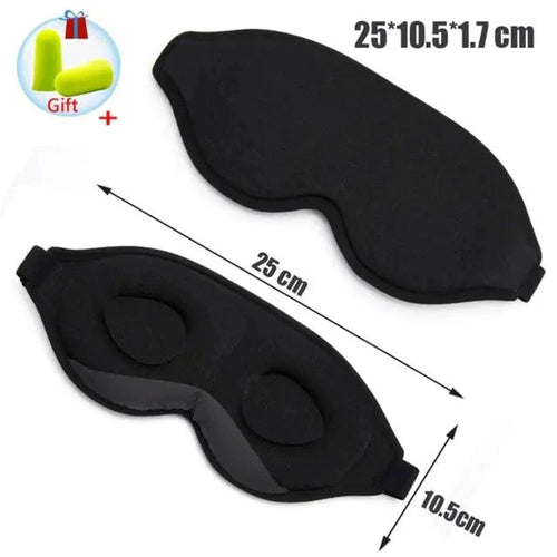 Mandotos luxury silk sleep mask with memory foam for comfortable, restful sleep and complete eye coverage.