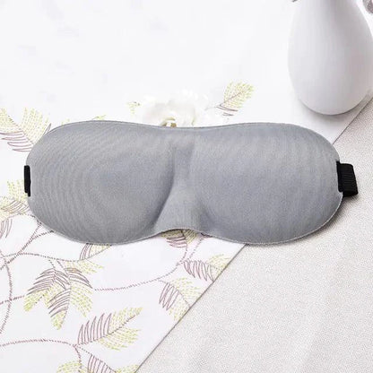 Mandotos luxury silk memory foam sleep mask with soft silk exterior and contoured design for comfortable, restful sleep.