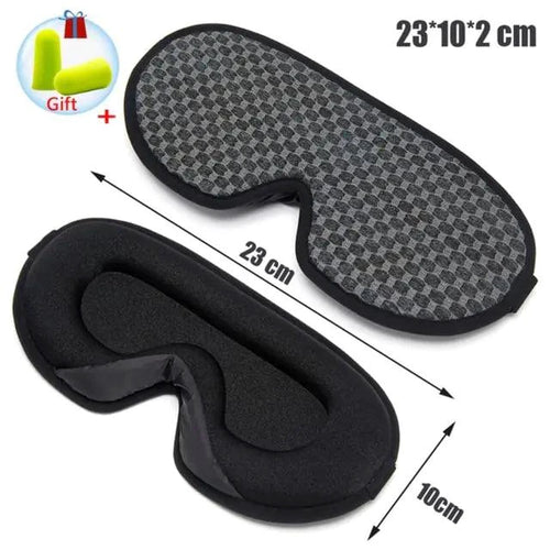 Mandotos luxury silk sleep mask with memory foam for comfortable, restful sleep and eye comfort.