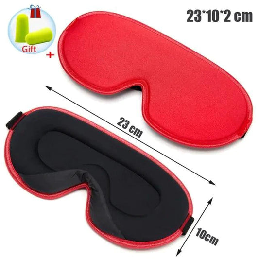 Luxury silk sleep mask with memory foam, designed for comfort and relaxation, by MANDOTOS.