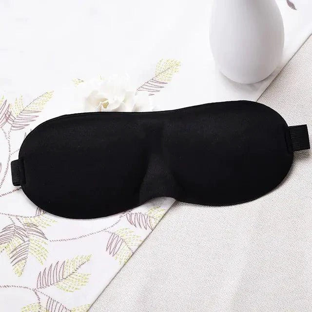 Mandotos luxury silk sleep mask with memory foam for comfortable, block-out sleep and gentle eye coverage.