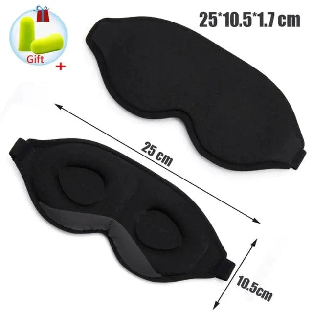 Mandotos luxury silk sleep mask with memory foam for comfortable, restful sleep and block out light.