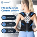 Mandotos adjustable back posture corrector belt for men and women, designed to relieve pain and prevent slouching.