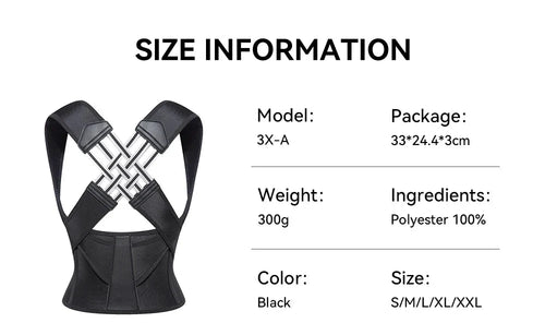 Mandotos adjustable back posture corrector belt for men and women, supporting proper spine alignment and relieving back pain.