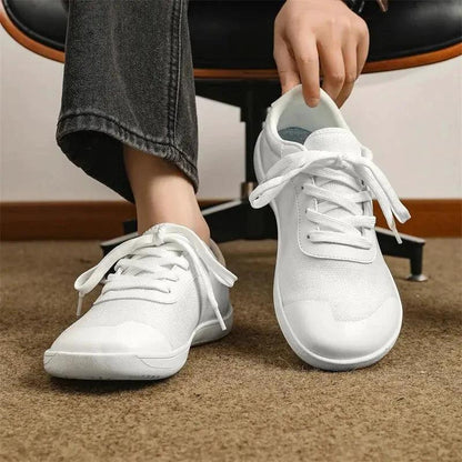 MANDOTOS men's breathable wide toe mesh running shoes with lightweight responsive sole for comfortable athletic wear
