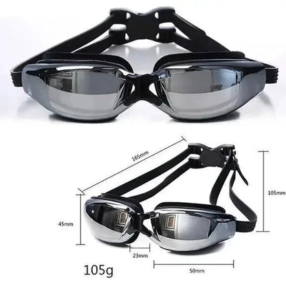 Mandotos ClearView HD swim goggles with clear lenses, comfortable fit, and adjustable straps for optimal swimming comfort.