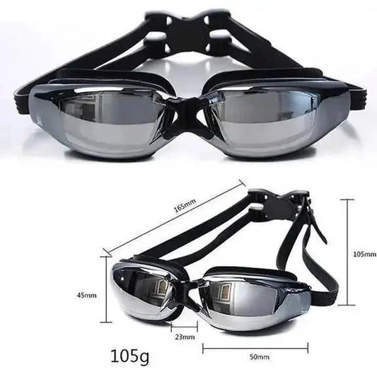 Mandotos ClearView HD swim goggles with clear lenses, comfortable fit, and adjustable straps for optimal swimming comfort.