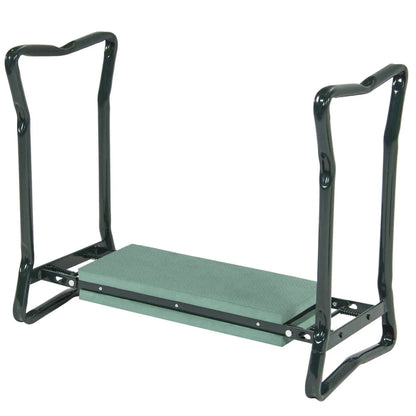 Mandotos Comfort Gardener Kneeler and Garden Stool with ergonomic foldable design for kneeling and back support in gardening.