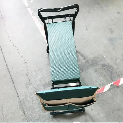 MANDOTOS Comfort Gardener Kneeler and Garden Stool with ergonomic design, foldable for easy use and back and knee support.