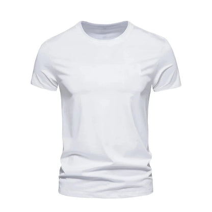 Set of five Mandotos cotton T-shirts in assorted colors, short sleeve, O-neck, casual oversized fit for men and women.