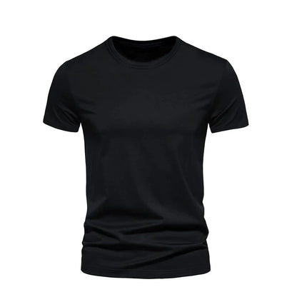 Mandotos cotton T-shirts pack of five, short sleeve O-neck casual oversize T-shirts for men and women, in various colors.