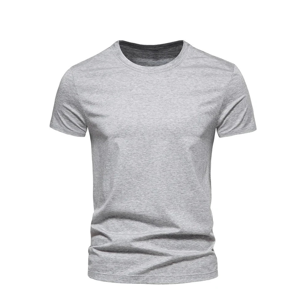 Set of five Mandotos cotton T-shirts featuring short sleeves, O-neck, casual oversize fit for men and women.