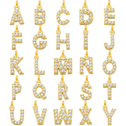 Mandotos crystal A-Z letter initial anklet for women, stainless steel Cuban link beach ankle bracelet with sparkling crystal accents.