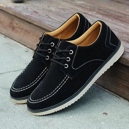 Mandotos men's black canvas shoes, Korean edition, casual spring and autumn footwear with old Beijing style details