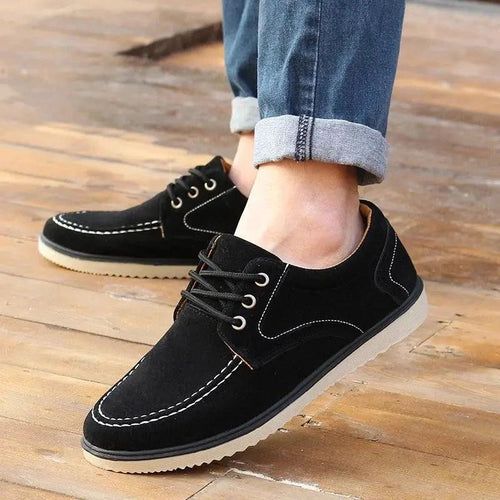 Mandotos men's canvas shoes in black, Korean edition, suitable for spring and autumn, casual Old Beijing style footwear.