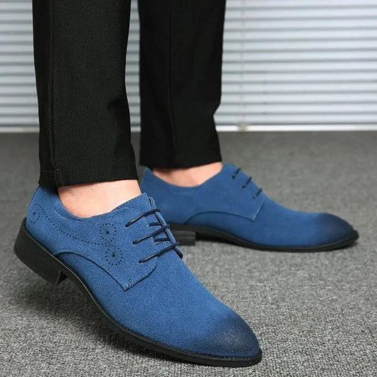 Mandotos red pointed leather shoes with sleek design and smooth finish, stylish footwear for formal or casual wear.